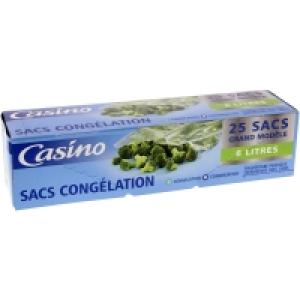 Sacs congélation - 6l x25 1.66 €