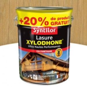 Lasure Xylodhone Syntilor Chêne nature 5L + 20% - 8 ans 49.90 €