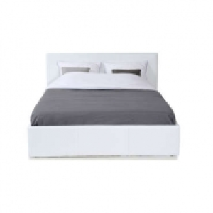 Lit coffre 140x190 cm SKON coloris blanc 199.00 €