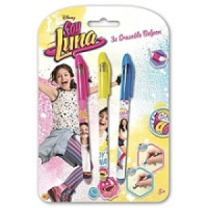 3 stylos effa&ccedil;able Soy Luna