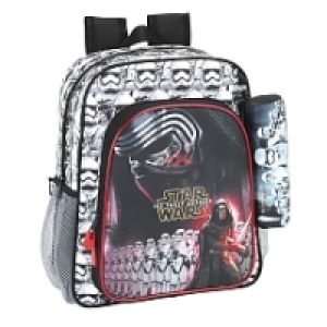 Sac &agrave; dos + Trousse Blanc < Noir adaptable Star Wars