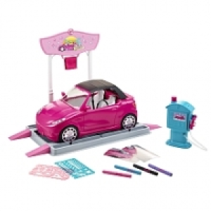 Poup&eacute;e Barbie - Voiture de Barbie + Station de d&eacute;coration