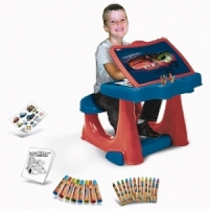 Bureau dactivit&eacute; CARS rouge/bleu