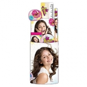 Set Soy Luna carnet + r&egrave;gle + crayon