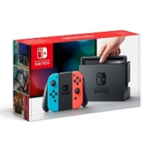 Console Nintendo Switch - Joy-Con Rouge Néon < Bleu Néon