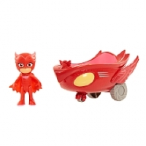 Pyjamasques - Véhicule avec Figurine - Bibou