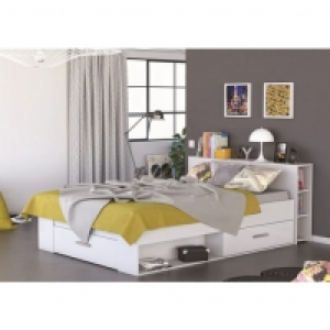 Lit adulte + rangements ILIAN 140 x190 cm 299.00 €