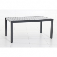 Auchan  Table VITTAL 160 aluminium anthracite