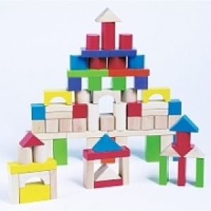 Universe of Imagination - Baril de 75 cubes en bois