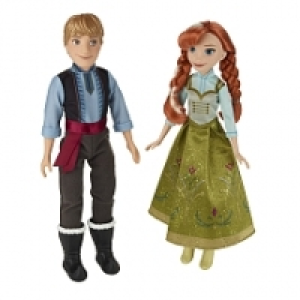 Poupées La Reine des Neiges - Anna et Kristoff 30cm