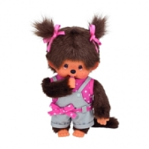 Monchhichi fille 20cm Salopette rose 24.99&nbsp;&euro;