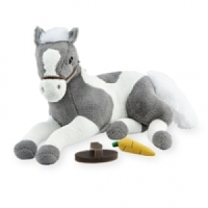 Animal Alley - Peluche cheval avec accessoires - Gris