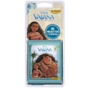 Panini - Vaiana - Stickers - Blister 15 Pochettes + 2 Pochettes Offert