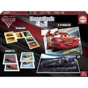 Educa - SuperPack 4-en-1 - Cars 3