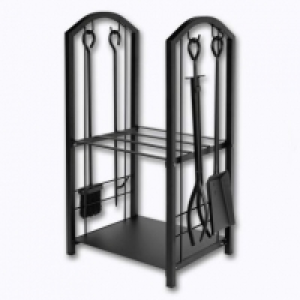 Aldi Top Craft® Serviteur de cheminée/ Range-bûches