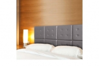 Darty Ego Design Tête de lit capitonnée hôtel modulable gris