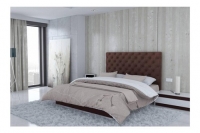 Darty Usinestreet Tête de lit en microfibre marron madrid - largeur - 180 cm