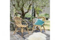 Darty Bois Dessus Bois Dessous Lot de 2 fauteuils de jardin en rotin vintage