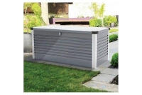 Darty Trimetals Coffre de rangement design en métal 1.06 mètres carrés patiobox - colo