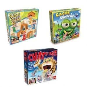 Tripack Cache Mouche + Super Sand Le Jeu + ChatTrappe