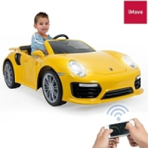 LDD Injusa - Voiture porsche 911 turbo s 6v jaune