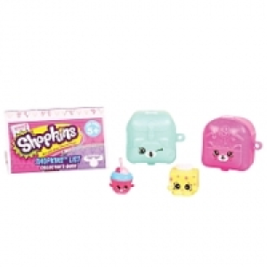 2 shopkins + cagette (rose et turquoise)