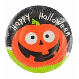 6 Assiettes Carton Halloween