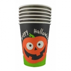 6 Gobelets Carton Halloween