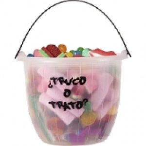 Seau Ramasse-bonbons Phosphorescent Transparent