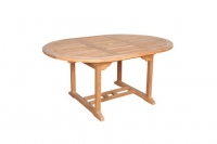 Darty Bois Dessus Bois Dessous Table de jardin en bois de teck brut qualite premium 6/8 pers - table 