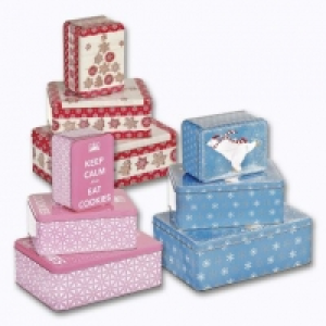 Lot de 3 boîtes en métal 3.99 €