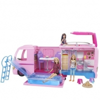 Auchan Mattel MATTEL Le camping car transformable de Barbie