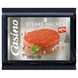 Steaks hachés - 15% mg 2x130g 4.01 €