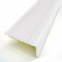 Castorama  Nez de marche adhésif DINAC alu blanc 36 x 24/95 cm