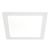 Castorama Colours Spot à encastrer Octave métal blanc 19 cm² LED 11,5 W