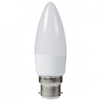Castorama Diall Ampoule LED flamme B22 5,5W=40W blanc chaud