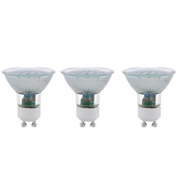 Castorama  3 ampoules LED GU10 spot 5W=35W blanc froid