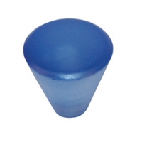Castorama  6 boutons de meuble Cône plast. bleu 2,3 x 2,3 cm