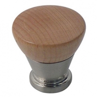 Castorama  6 boutons de meuble Cône bois 2,9 x 3,1 cm