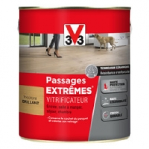 Castorama V33 Vitrificateur Passages Extrêmes incolore brillant 2,5 L