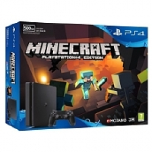 Console PlayStation 4 - 500 Go - Jet Black (+ Minecraft)