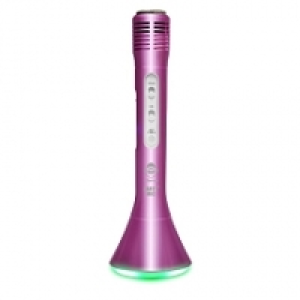 Microphone Bluetooth lumineux avec haut parleur PM10PR i Dance