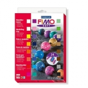 Coffret FIMO Soft 24 demi blocs
