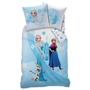 CTI - Parure de lit avec drap housse - Reine des Neiges