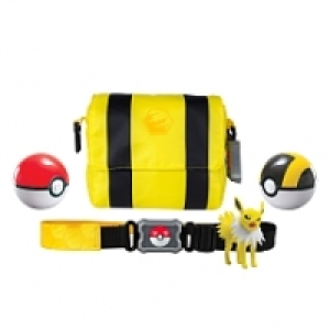 Pokémon - Coffret ceinture dentrainement, Pokeball et Figuine Voltali