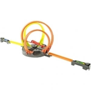 Hot Wheels - Circuit Roto Révolution Motorisé Double Lanceur