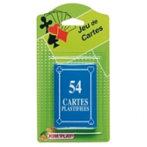 KimPlay - Jeu de 54 cartes Standard (Modèle aléatoire)