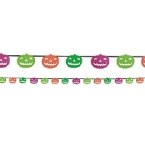 1 Guirlande 200 cm - Halloween - Citrouilles