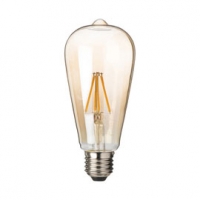 Castorama Diall Ampoule filament LED Edison E27 5W=40W blanc chaud