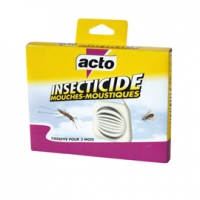 Castorama Acto Acto cassette insecticide mouche-moustique, 20 g